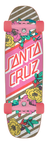Santa Cruz 8.4in Floral Stripe Street Skate Cruiser