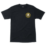 Santa Cruz Speed Wheels Skull S/S Heavyweight T-Shirt-Black