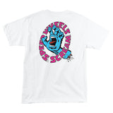 Santa Cruz Screaming Hand Scream S/S Heavyweight T-Shirt-White