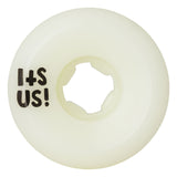 OJ 54mm Martinez Its Us Gold White Hardline 99a Skateboard Wheels