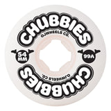 OJ 54mm Chubbies White 99a Skateboard Wheels