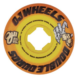OJ 53mm Double Duro Orange Yellow 101a/95a Skateboard Wheels