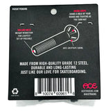Ace Trucks Hollow Bolts w/ Grippers Allen 1 1/4" Hardware