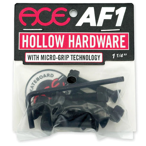 Ace Trucks Hollow Bolts w/ Grippers Allen 1 1/4" Hardware
