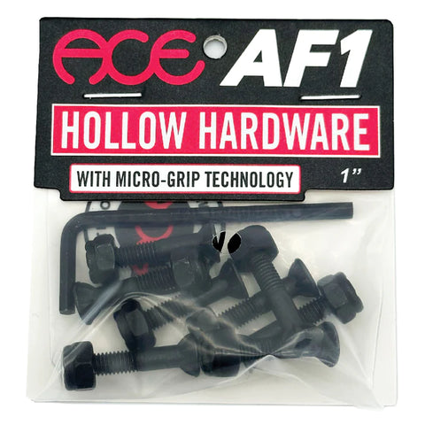 Ace Trucks Hollow Bolts w/ Grippers Allen 1" Hardware