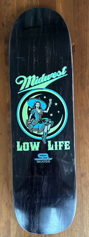 SBSkates Midwest Lowlife V2 Skateboard Deck-8.625" Pool Shape