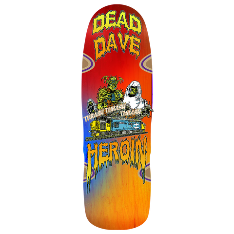 Heroin Skateboards Dead Dave Ghost Train 10.1