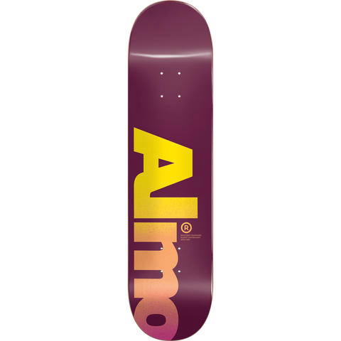 Almost Fall Off Logo Magentta 8.0 Skateboard Deck