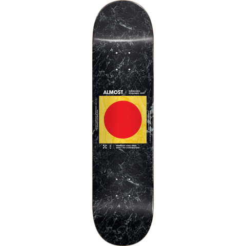 Almost Minimalist R7 Black 8.25 Skateboard Deck