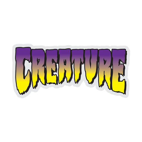 Creature Logo Sticker 5 in x 2.25 in