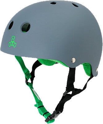 Triple 8 Sweatsaver Helmet with Sweatsaver Liner Carbon Rubber Skate Helmet