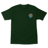 Santa Cruz Roskopp Dot Regular S/S Mens T-Shirt-Forest Green