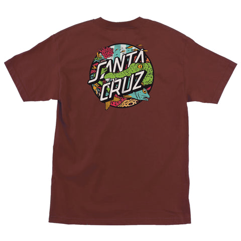 Santa Cruz  Aquatic Dot Regular S/S Mens T-Shirt
