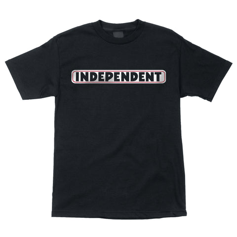 Independent Bar Logo Regular S/S Mens T-Shirt-Black