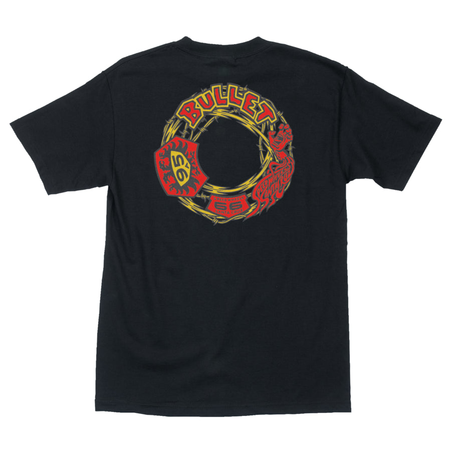 Santa Cruz Bullet 66 Mens T-Shirt-Black – SBSkateBoardShop