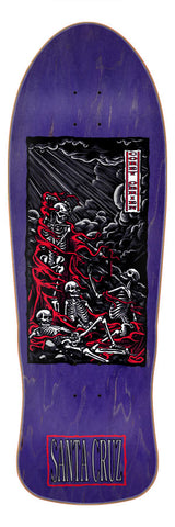 Santa Cruz  9.85in x 30in O'Brien Purgatory Reissue Skateboard Deck