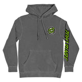 Santa Cruz Roskopp Target Dot P/O Hooded Midweight Sweatshirt Mens-Pigment Gray
