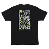 Santa Cruz Roskopp Rigid Face S/S Regular T-Shirt-Black