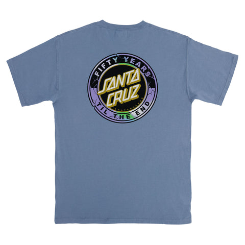 Santa Cruz 50th TTE Dot S/S Regular T-Shirt-Saltwater