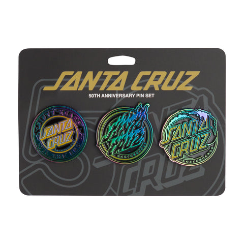 Santa Cruz 50th Anniversary Pin Set