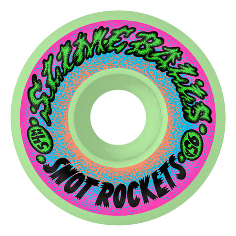 Slime Balls 54mm Snot Rockets Acid Green 95a Skateboard Wheels