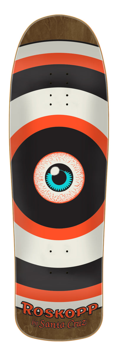 Santa Cruz Roskopp Target Eye Reissue Skateboard Deck 9.62in x