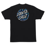 Santa Cruz/Thrasher Flame Dot S/S Regular T-Shirt-Black