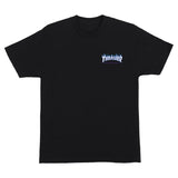 Santa Cruz/Thrasher Flame Dot S/S Regular T-Shirt-Black