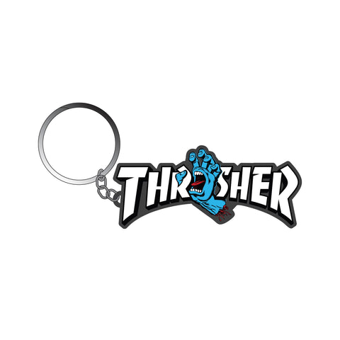 Santa Cruz/Thrasher Screaming Logo Key Chain