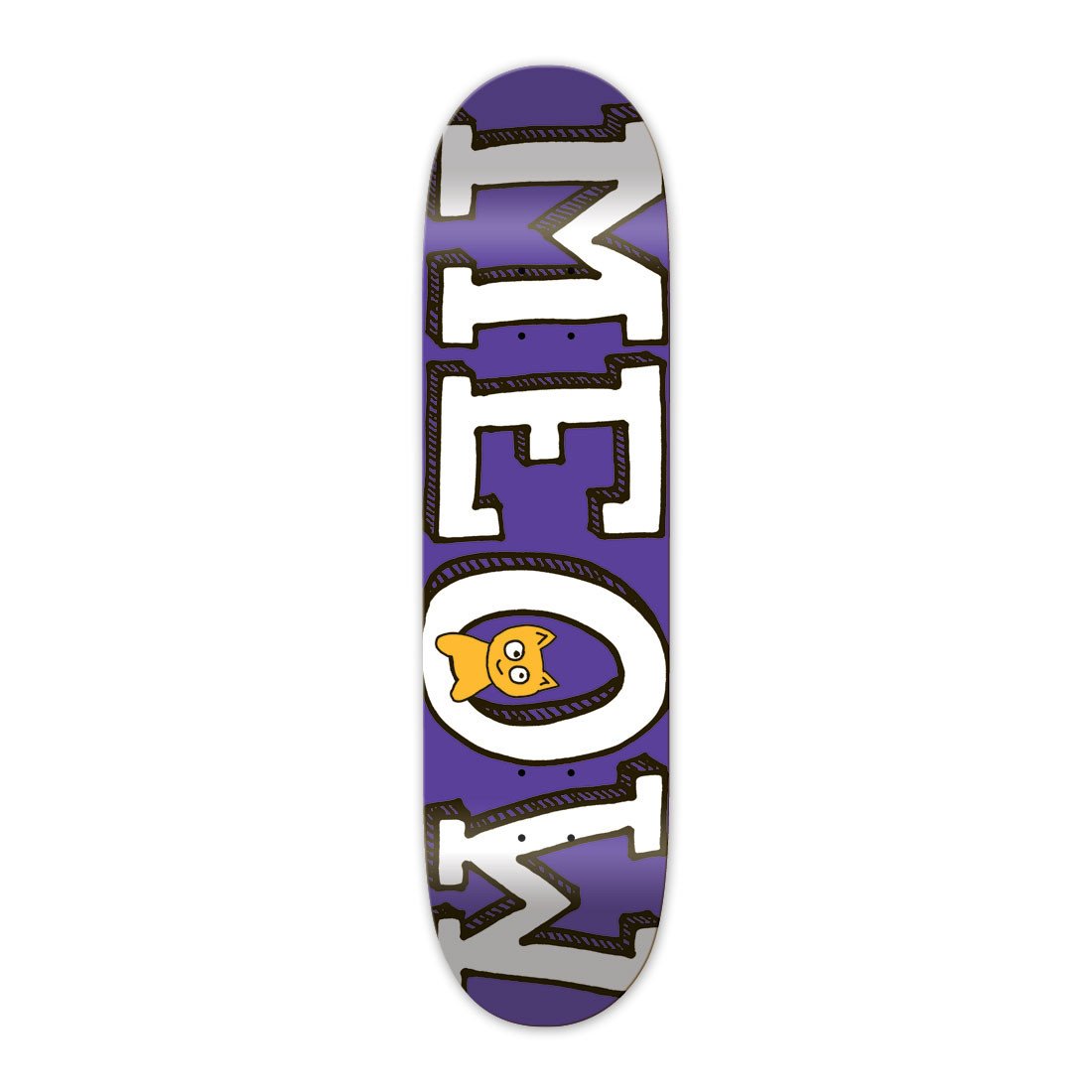 Meow Skateboards Logo Deck-Purple – SBSkateBoardShop