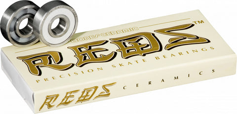 Bones Ceramic Super REDS® Skateboard Bearings 8 pack