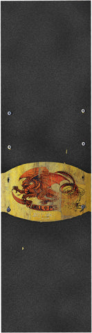 Powell Peralta Grip Tape Sheet 9 x 33 Oval Dragon (Black)