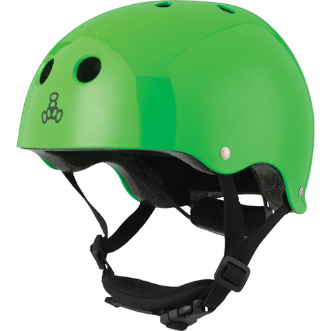 LIL 8 Kids Helmet-Neon Green Rubber