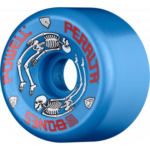 Powell Peralta G-Bones Skateboard Wheels 64mm 97a - Blue (4 pack)
