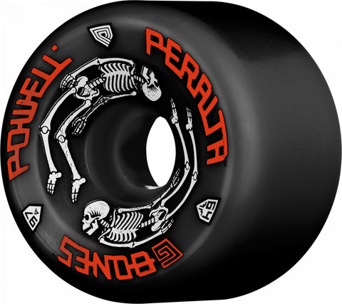 Powell Peralta G-Bones Skateboard Wheels 64mm 97a - Black (4 pack)