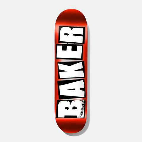 BAKER Logo Red Foil 8.25" Skateboard Deck