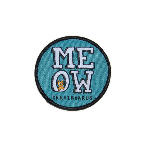 Meow Skateboards Stacked Logo 2.5" Patch