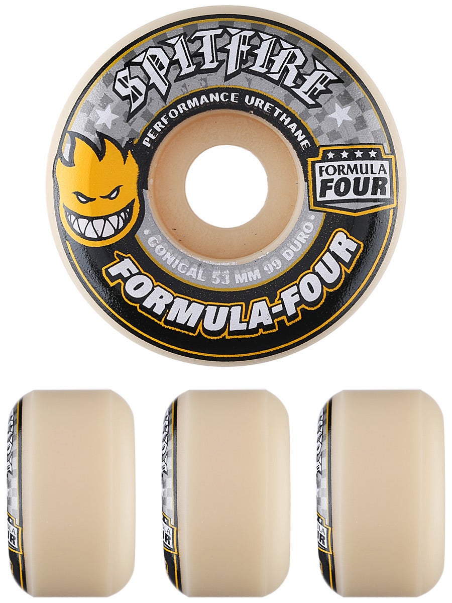 Spitfire Formula Four Conical 56mm 99a Skateboard Wheels
