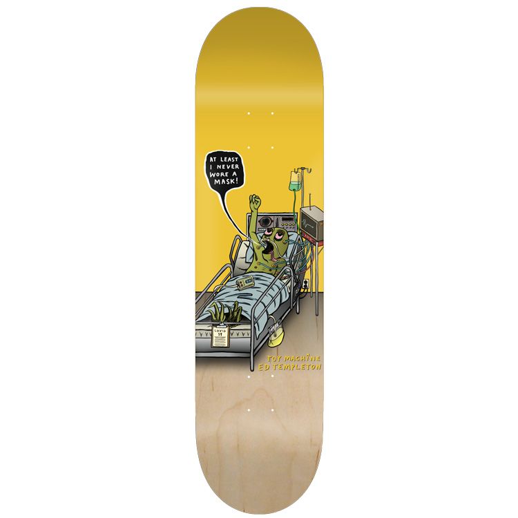 Toy Machine Ed Templeton Mask 8.50 Skateboard Deck – SBSkateBoardShop