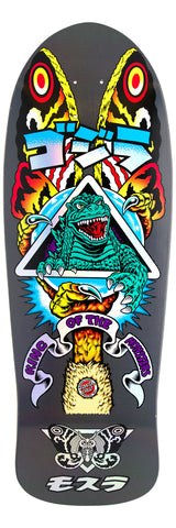 Santa Cruz 10.538in Godzilla Mothra Natas Skateboard Deck