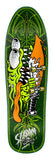 Santa Cruz Meek Pinstripe Slasher Green Pro Skateboard Deck 9.23in x 31.67in
