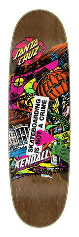 Santa Cruz Kendall Street Art Collage VX Deck Skateboard Deck 9.00in x 32.00in