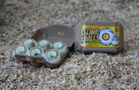 Slime Balls 45mm OG Eggs Half Dozen Mini Chubbies White 99a Skateboard Wheels