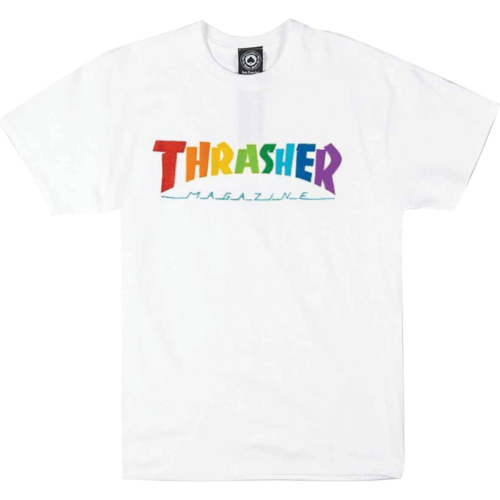 Thrasher 2024 shirt rainbow