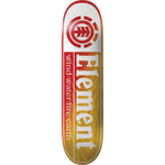 Element Section Yellow Red Skateboard Deck-8", 8.25"