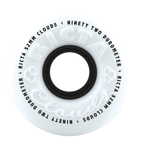 Ricta 52mm Clouds Black 92a Skateboard Wheels