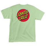 Santa Cruz Classic Dot Chest Regular S/S Mens T-Shirt-Mint