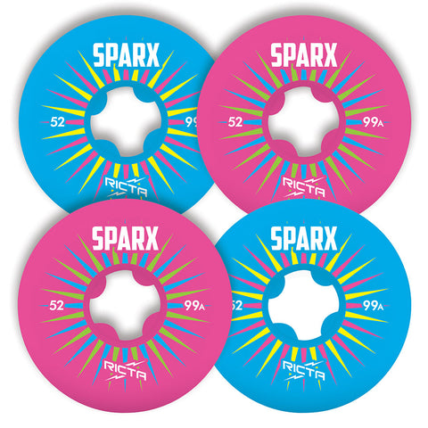 Ricta 52mm Sparx Mix Up 99a Skateboard Wheels