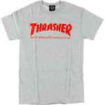 Thrasher Skate Mag T-shirt-(heather/red)