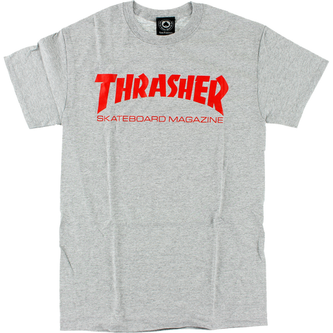 Thrasher Skate Mag T-shirt-(heather/red)